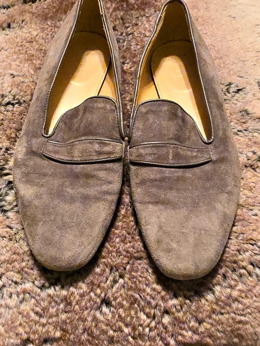 J.Crew Suede Loafer Mules in Brown US 7